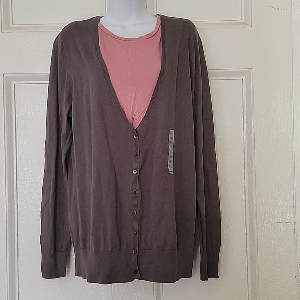 NWT Women's Grey Cardigan XL Old Navy
